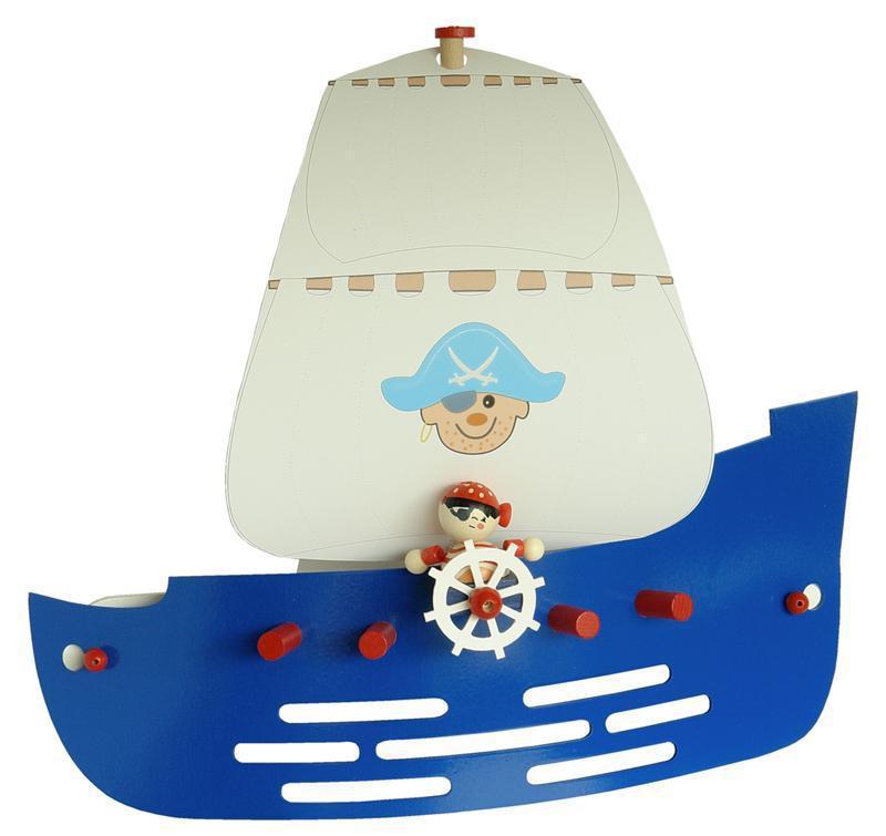 Elobra Wandlampe Piratenschiff blau | Wandlampen | kinderlampenland.de