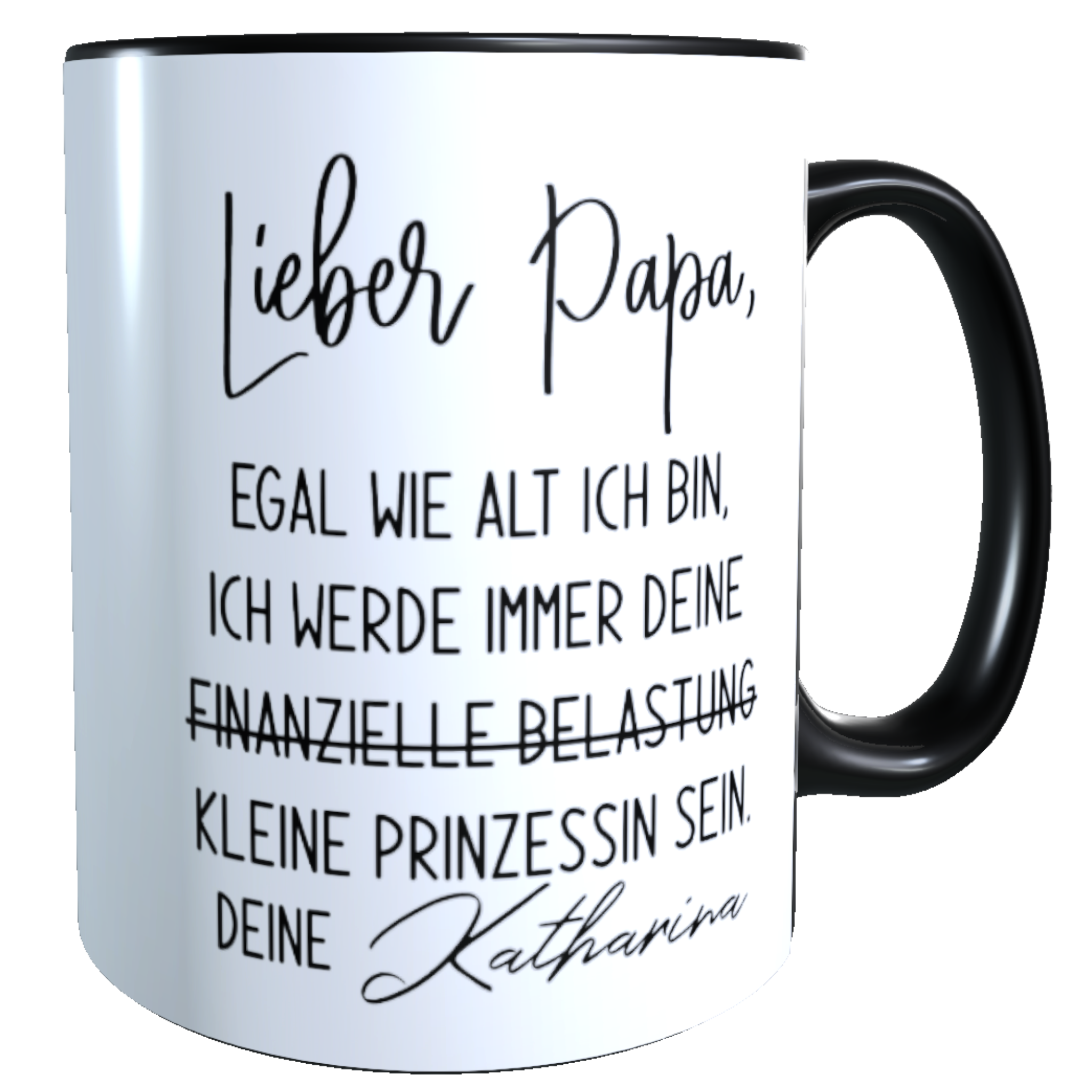 Tasse Papa Ich bleibe deine Prinzessin | NEU | kinderlampenland.de
