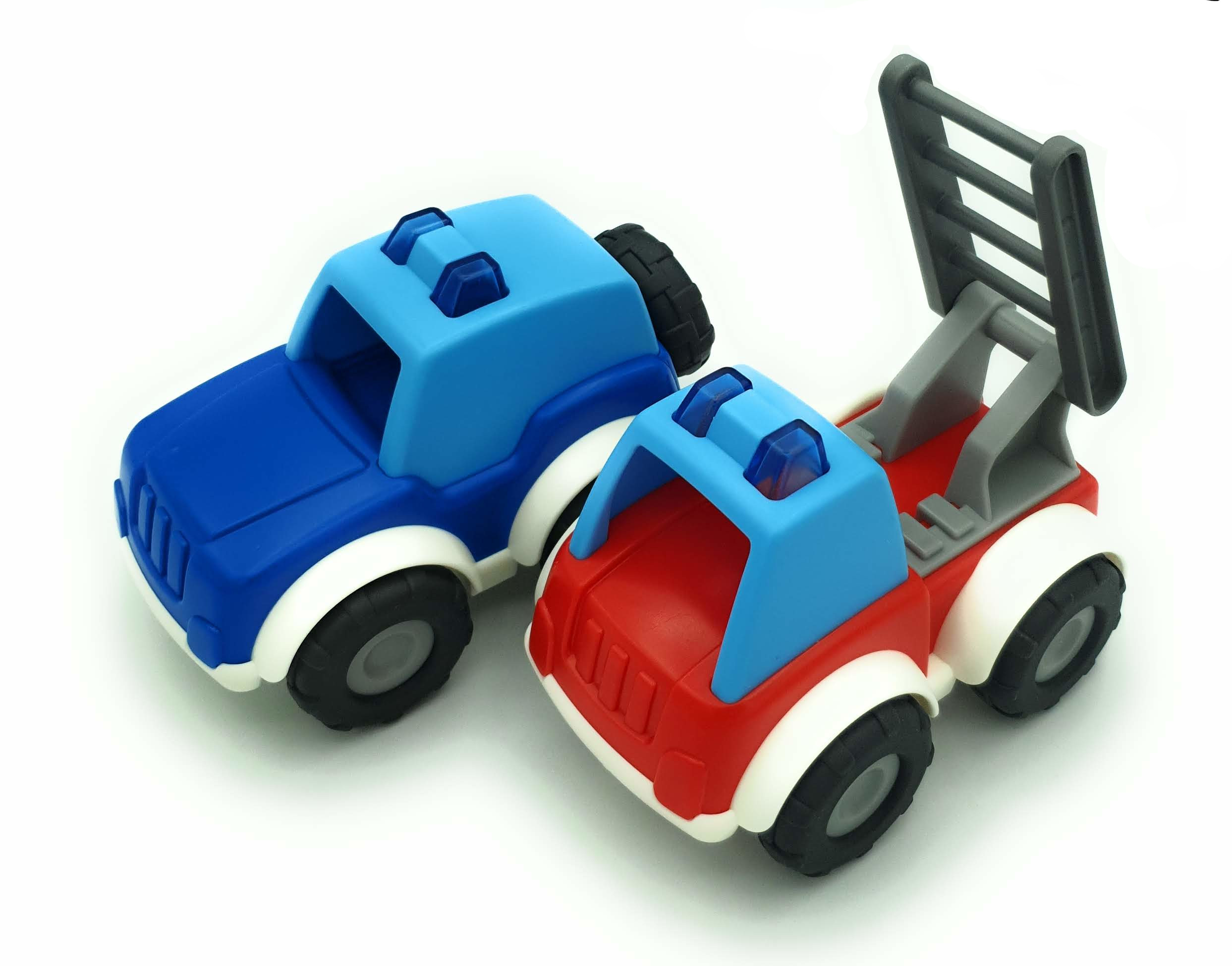 Haba Spielzeugauto-Set Feuerwehr Polizeiauto | HABA Sun Bistro & HABA  Baudino