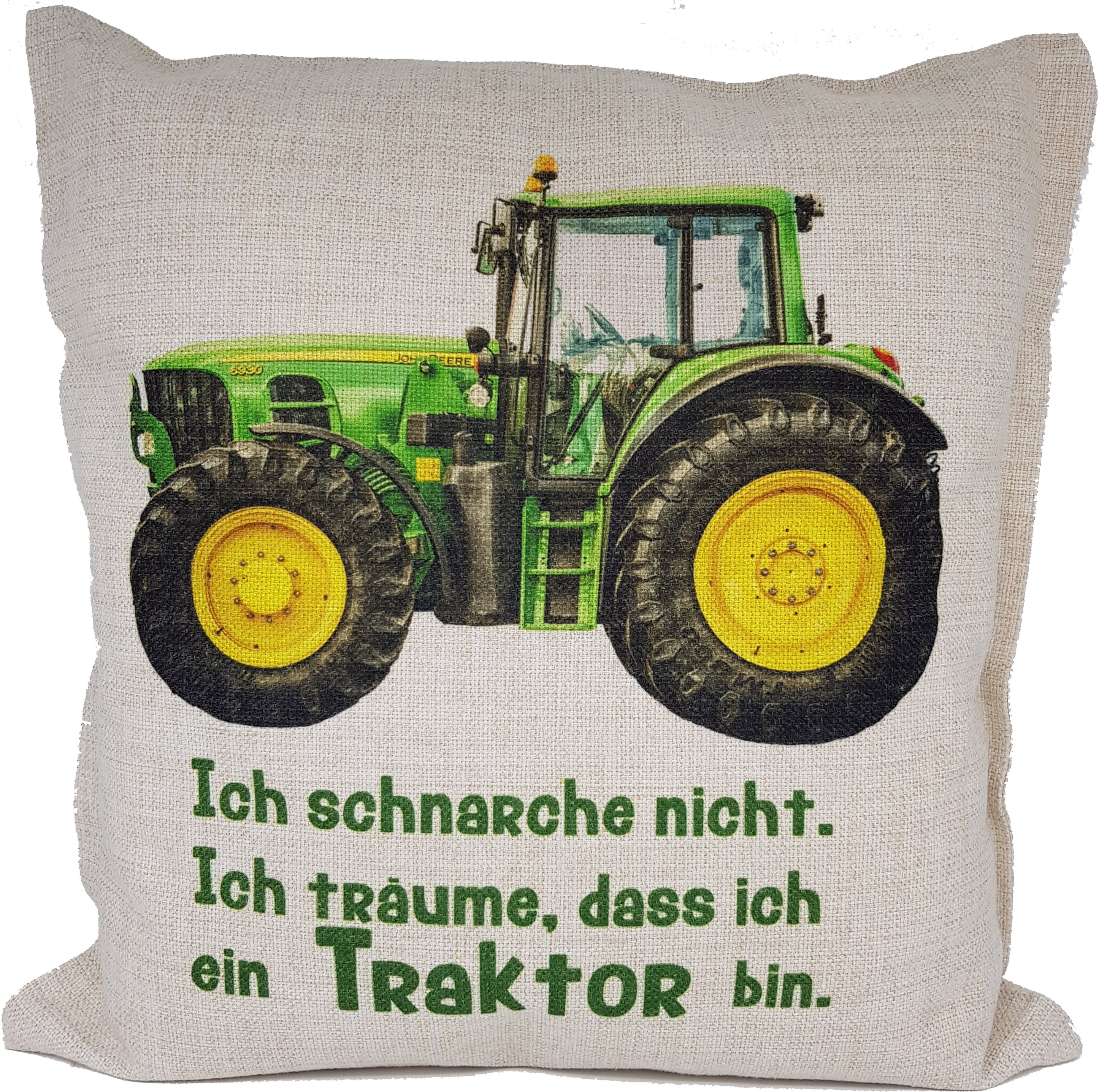 Anti-Schnarch-Kissen Traktor Trecker Spruch Ich schnarche nicht Geschenk  Geburtstag