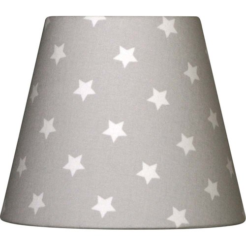 Lampenschirm Sterne grau-weiß | Ersatzteile Leuchtmittel |  kinderlampenland.de