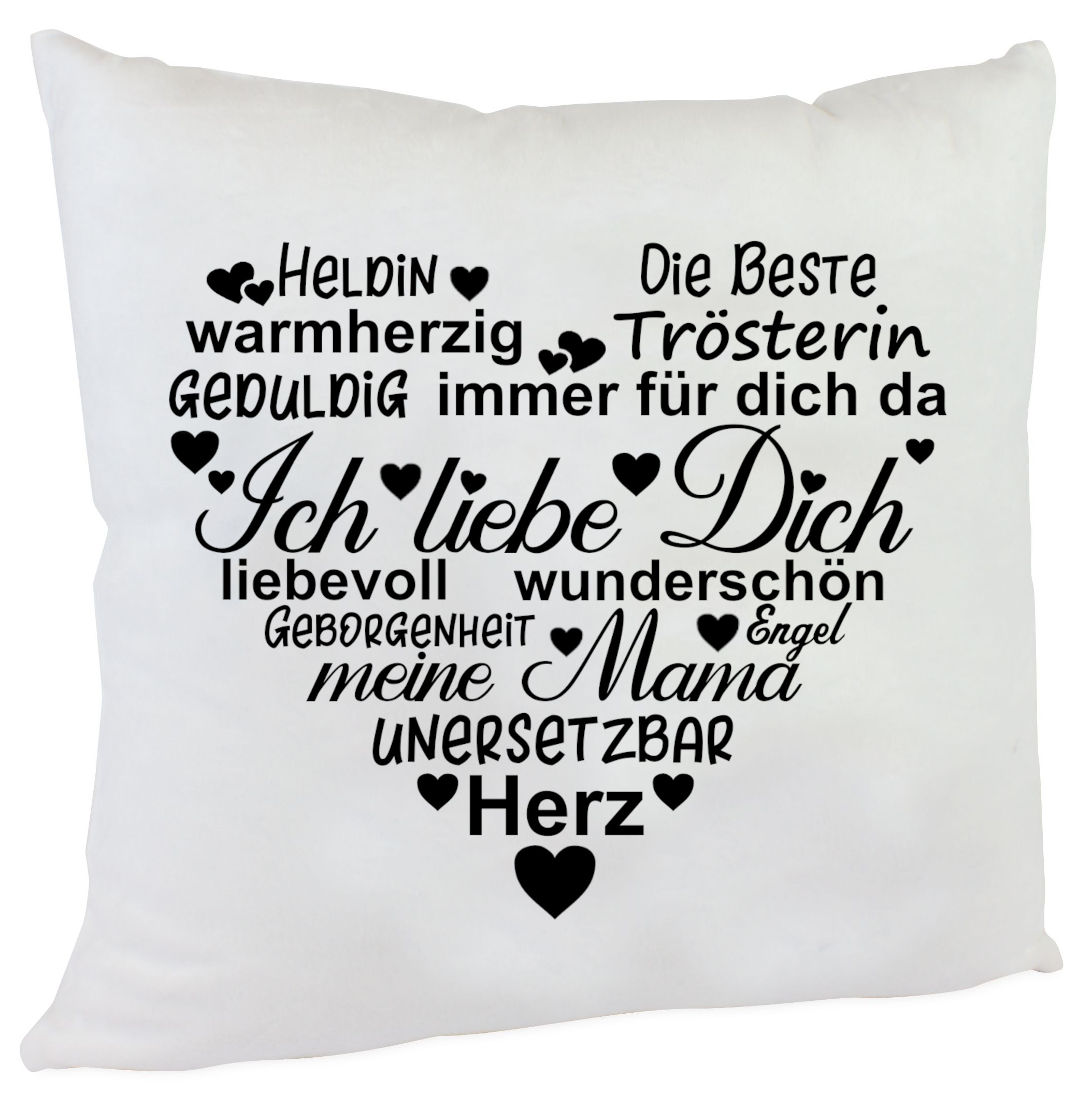 Kissen Mama Herz Ich liebe dich | Geschenke für Mama und Oma |  kinderlampenland.de