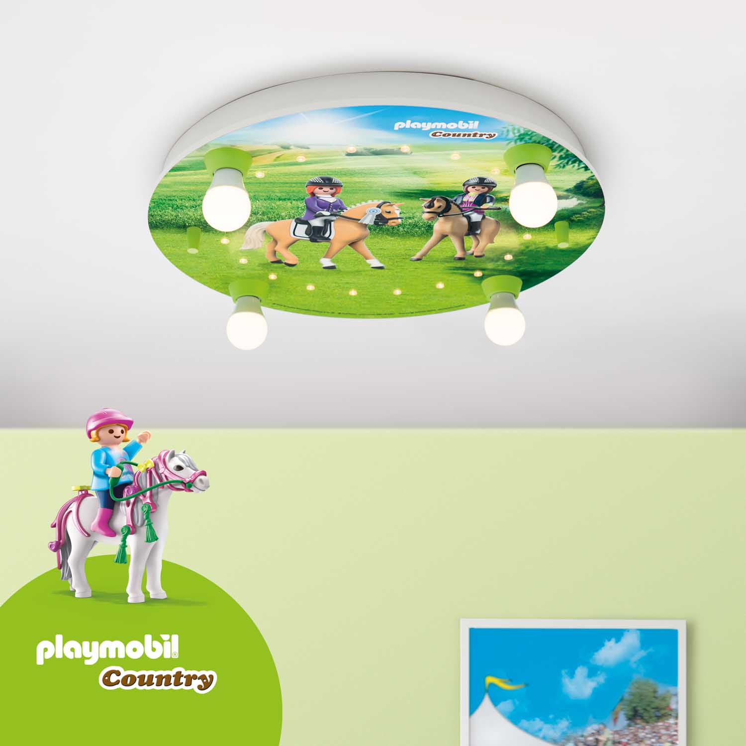 Elobra LED Deckenlampe Playmobil Country | Elobra Kinderleuchten |  kinderlampenland.de