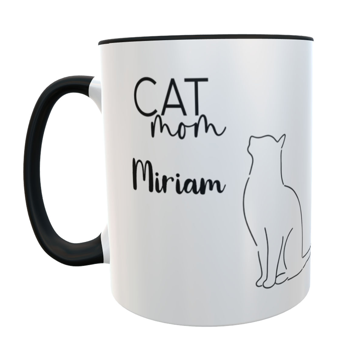 Personalisierte Katzen Tasse mit Sprüchen - Katzentasse - Cat Mug Geschenk