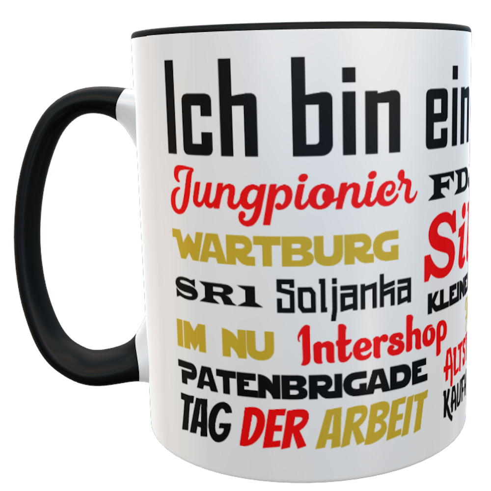 Namens-Tasse Ich bin ein Kind der DDR | Kaffeebecher Geschenke für Papa, Opa
