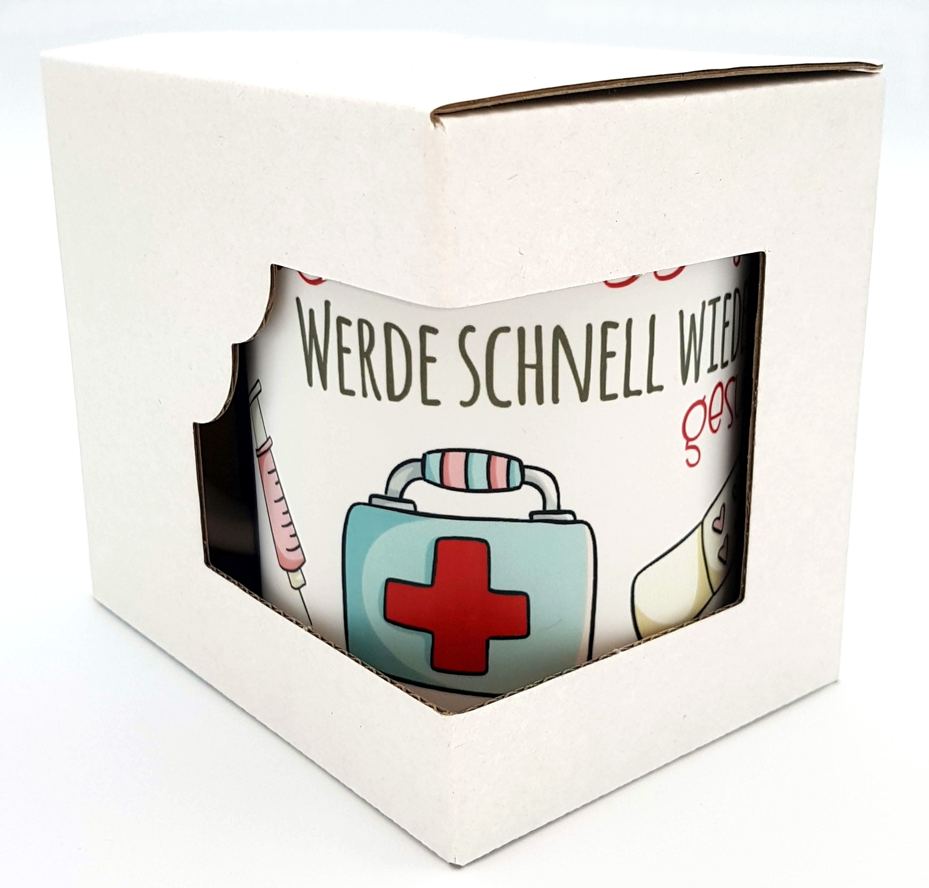 Geschenkset Kissen und Tasse Gute Besserung | NEU | kinderlampenland.de